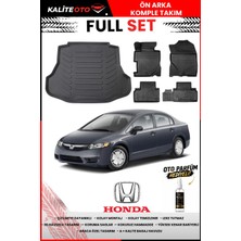 Ko Kaliteoto Honda Civic 2008 Model 3D Bagaj Havuzu ve Paspas Seti+Oto Parfümlü