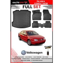 Ko Kaliteoto Volkswagen Bora 2005 Model 3D Bagaj Havuzu ve Paspas Seti+Oto Parfümlü