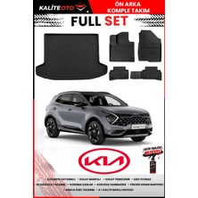 Ko Kaliteoto Kia Sportage Cool-Elegance Konfor Paket 2025 Model Bagaj Havuzu Paspas +Lastik Parlatıcı