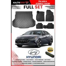 Ko Kaliteoto Hyundai Elentra 2025 Model 3D Bagaj Havuzu ve Paspas Seti+Numaratör Hediyeli