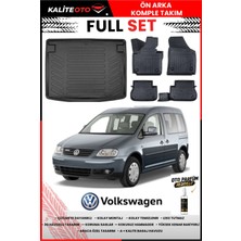 Ko Kaliteoto Volkswagen Caddy 2009 Model 3D Bagaj Havuzu ve Paspas Seti+Oto Parfümlü