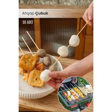 Orvila 50 Adet - Ahşap Mangallık Çöp Şiş Çubuğu 30 cm
