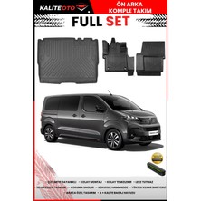 Ko Kaliteoto Peugeot Expert Traveller 2017 Model 3D Bagaj Havuzu ve Paspas Seti+Numaratör Hediyeli