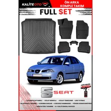 Ko Kaliteoto Seat Cordoba 2008 Model 3D Bagaj Havuzu ve Paspas Seti+Lastik Parlatıcı