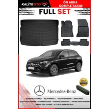 Ko Kaliteoto Mercedes Gla 2024 Model Üst 3D Bagaj Havuzu ve Paspas Seti+Numaratör Hediyeli