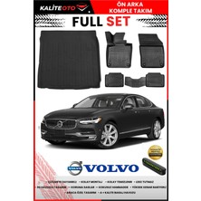 Ko Kaliteoto Volvo S90 2022 Model 3D Bagaj Havuzu ve Paspas Seti+Numaratör Hediyeli