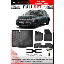 Ko Kaliteoto Dacia Sandero 2024 Model 3D Bagaj Havuzu ve Paspas Seti+Oto Parfümlü