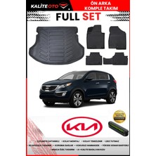 Ko Kaliteoto Kia Sportage 2011 Model 3D Bagaj Havuzu ve Paspas Seti+Numaratör Hediyeli