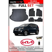 Ko Kaliteoto Kia Sportage 2012 Model 3D Bagaj Havuzu ve Paspas Seti+Oto Parfümlü