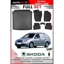 Ko Kaliteoto Skoda Fabia Station Vagon 1999 Model 3D Bagaj Havuzu ve Paspas Seti+Oto Parfümlü