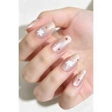 Easy Beauty Small Beden Kedi Gözü Kısatırnak 10 Adet Takma Tırnak Seti T176