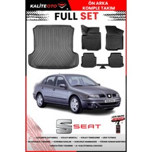 Ko Kaliteoto Seat Toledo 2001 Model 3D Bagaj Havuzu ve Paspas Seti+Lastik Parlatıcı
