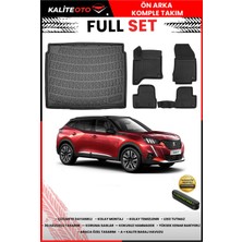 Ko Kaliteoto Peugeot 2008 Elektrikli 2025 Model Alt 3D Bagaj Havuzu ve Paspas Seti+Numaratör Hediyeli