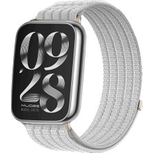Redmud Teknoloji Xiaomi Smart Band 9 Pro / Xiaomi Smart Band 8 Pro Ile Uyumlu Cırtlı Kumaş Hasır Kordon