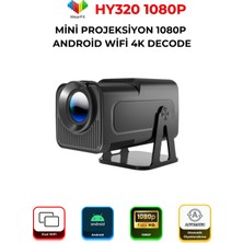 Wearfit HY320 Projeksiyon 1080P Projeksiyon Android Wifi Full Hd