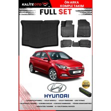 Ko Kaliteoto Hyundai I20 2018 Model 3D Bagaj Havuzu ve Paspas Seti+Numaratör Hediyeli