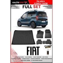 Ko Kaliteoto Fiat Fiorino 2012 Model 3D Bagaj Havuzu ve Paspas Seti+Oto Parfümlü