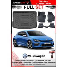 Ko Kaliteoto Volkswagen Scirocco 2013 Model 3D Bagaj Havuzu ve Paspas Seti+Lastik Parlatıcı