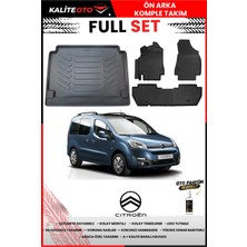 Ko Kaliteoto Citroen Berlingo 2014 Model 3D Bagaj Havuzu ve Paspas Seti+Oto Parfümlü