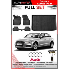 Ko Kaliteoto Audi A3 Hatchback 2015 Model 3D Bagaj Havuzu ve Paspas Seti+Oto Parfümlü