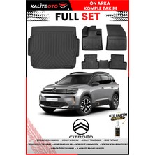 Ko Kaliteoto Citroen C5 Aircross 2025 Model Üst 3D Bagaj Havuzu ve Paspas Seti+Oto Parfümlü