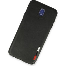 Bezos Galaxy J7 Pro / J730 Kılıf Loop Deri Silikon - Siyah