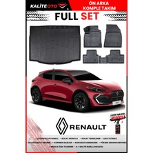 Ko Kaliteoto Renault Clio 6 2026 Model 3D Bagaj Havuzu ve Paspas Seti+Lastik Parlatıcı