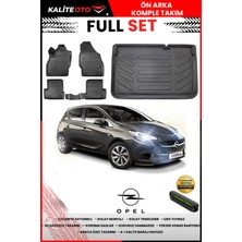 Ko Kaliteoto Opel Corsa E 2016 Model Üst 3D Bagaj Havuzu ve Paspas Seti+Numaratör Hediyeli