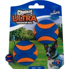 Chuckit Ultra Squeaker Sesli Köpek Oyun Topu 2li Küçük Boy
