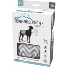 M-Pets Erkek Köpekler Için Yıkanabilir Külot 2li Xxl
