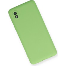 Bezos Galaxy A01 Core Kılıf First Silikon - Yeşil