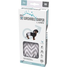 M-Pets Erkek Köpekler Için Yıkanabilir Külot 2li Xs