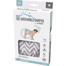M-Pets Erkek Köpekler Için Yıkanabilir Külot 2li M