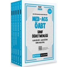 Pegem 2026 Öabt Meb-Ags Sınıf Öğretmenliği Konu Anlatımlı Modüler Set Pegem Akademi Yayınları