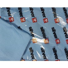 Silver Home 235 Gsm 40X40 Baklava Desen Cam Bezi Mavi 20'li Paket