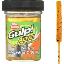Berkley Gulp Alive Baby Sardine 4cm Lrf Silikonu Renk: Orange Tiger