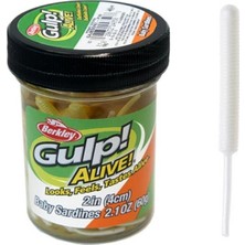 Berkley Gulp Alive Baby Sardine 4cm Lrf Silikonu Renk: Pearl White