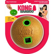 Siyah Kong Bamboo Feeder Top Ödül Maması Dağıtma Oyuncağı M