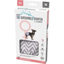 M-Pets Dişi Köpekler Için Yıkanabilir Külot 2li Xs
