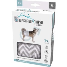M-Pets Erkek Köpekler Için Yıkanabilir Külot 2li Xl