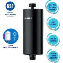 Philips Duş Filtresi Cilt ve Saç Dostu Awp1775bk Siyah