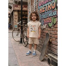 Baby Kuğu Unisex Bebek Çocuk Oversize Şortlu Takım