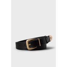 Calvin Klein Logolu Deri Kemer LV04F7092GYIH Bayan Kemer LV04F7092G Yıh