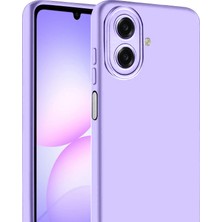 Bezos Galaxy A07 4g Nano Içi Kadife Silikon - Lila