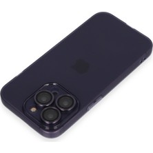Bezos iPhone 14 Pro Max Kılıf Luko Lens Silikon - Siyah