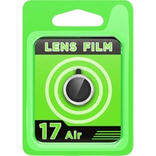 Bezos iPhone 17 Air Raze Metal Kamera Lens - Gümüş