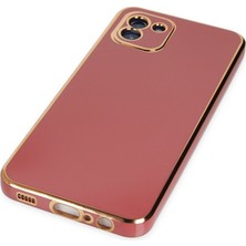 Bezos Galaxy A03 Kılıf Volet Silikon - Kırmızı