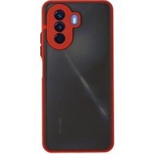 Marsilyan™- Huawei Nova Y70 Kılıf Montreal Silikon Kapak - Kırmızı