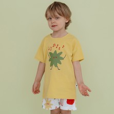 Little Yucca "comfy" Organik Pamuk Tshirt - Sarı