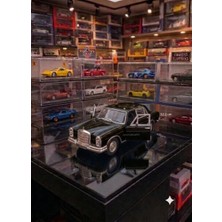 Oyuncak Sahili Mercedes Benz 600 Klasik Nostalji 1963 Model Metal Araba Kapıları Açılır  Koleksiyon Siyah